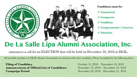 De La Salle Lipa Alumni Association, Inc. .